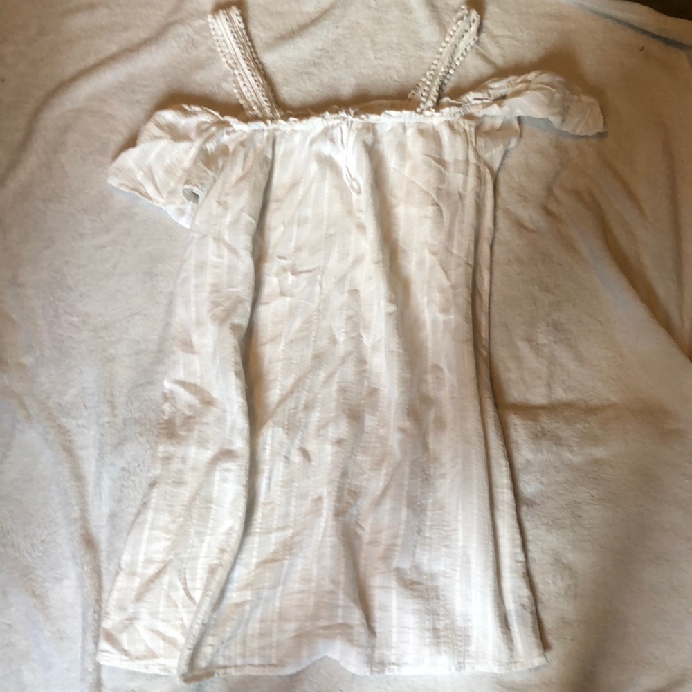 White swim cover up